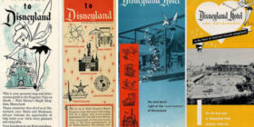 disneyland maps brochures circa 1950 1960s