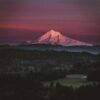 mt hood during sunset oc 2400x3000