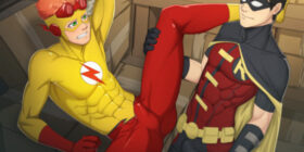 young justice kid flash x robin 1 someday