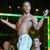 josh buscher in broadway bares xx strip opoly