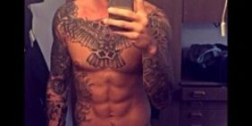 hes naked x factors ellis lacy shows off his