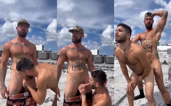 Lukerex fucking on the roof