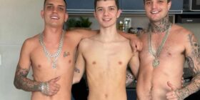 Julinho alecio, and erick diaz have a threesome