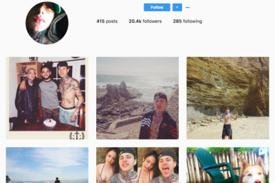 semi famous tatted singerguitarist of popular