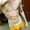 hey eyes up herehappy with my body progress so
