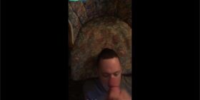 Late night blowjob and covering his face with my load kyle7731