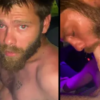 Bearded guy sucks a cock in the car